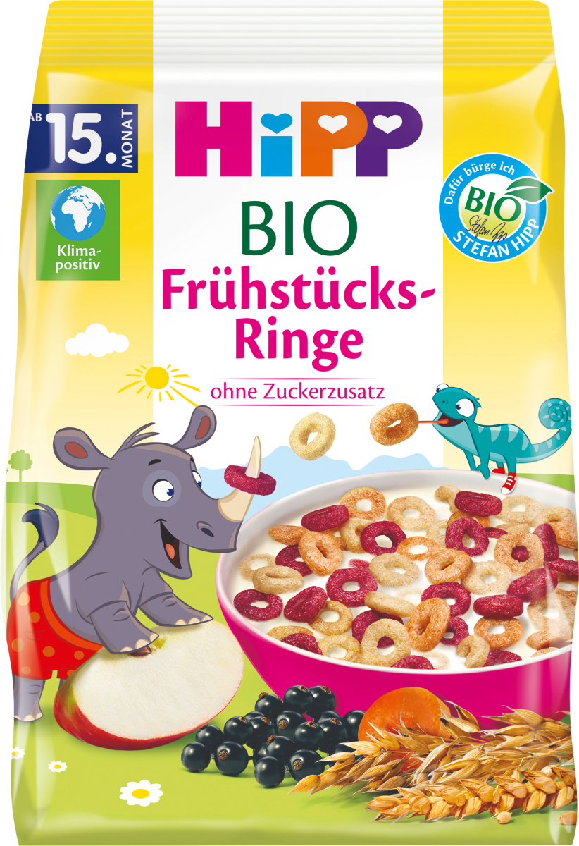 Kindermüsli Früchstücks-Ringe ab dem 15. Monat, 135 g