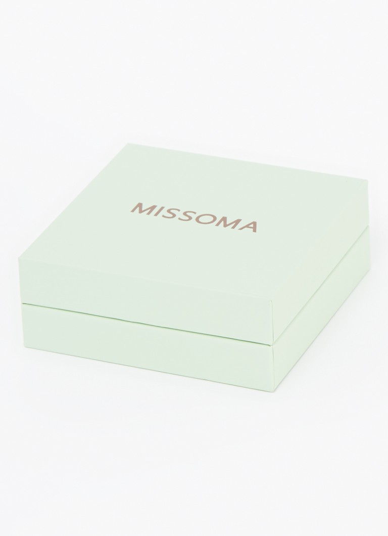 Missoma Atom necklace plated with zirconia