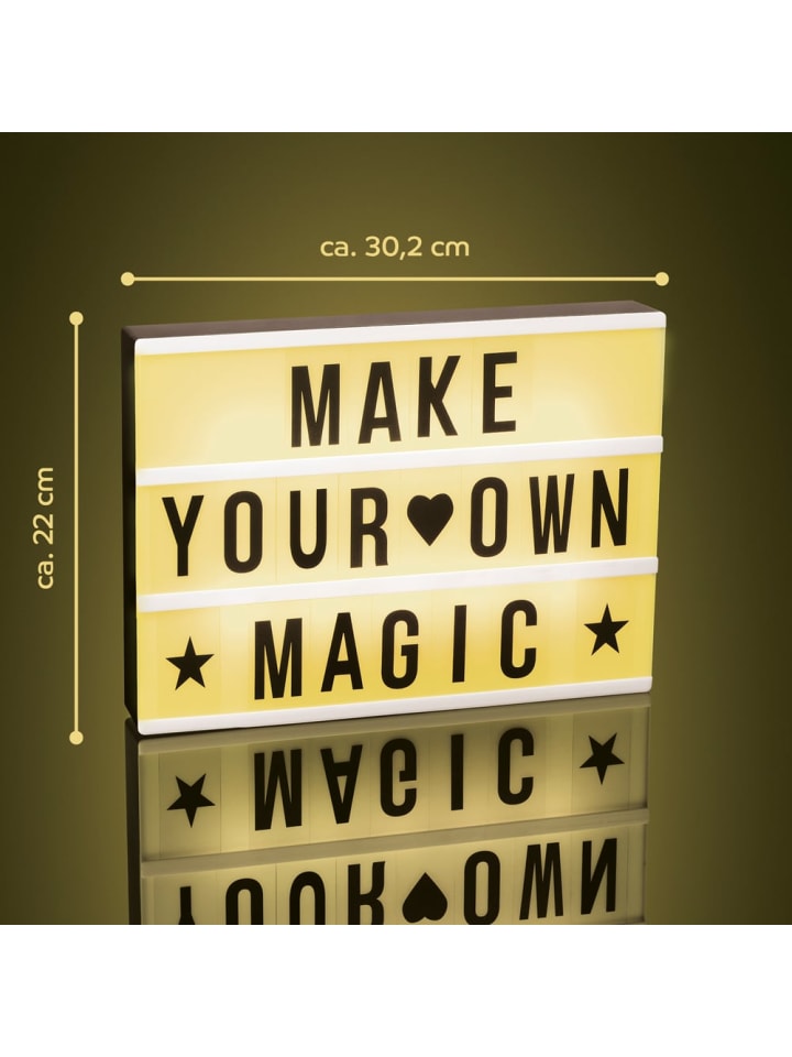EASYmaxx EASYmaxx LED-Leuchtkasten mit 173 Buchstaben & Symbole inkl. Schreib-Set (3 Stif günstig kaufen onesize