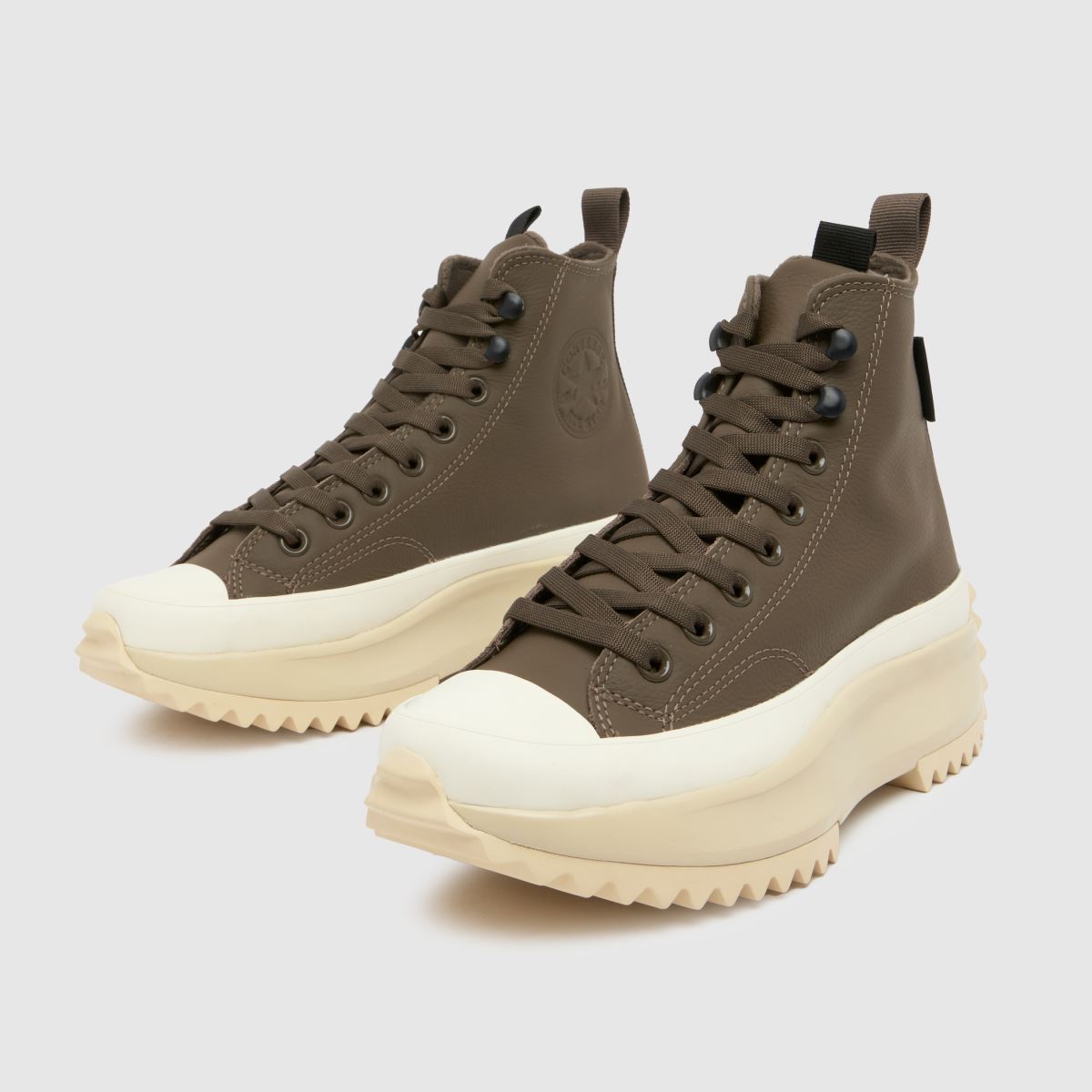 Converse Run Star Hike Hi cipő barna színben