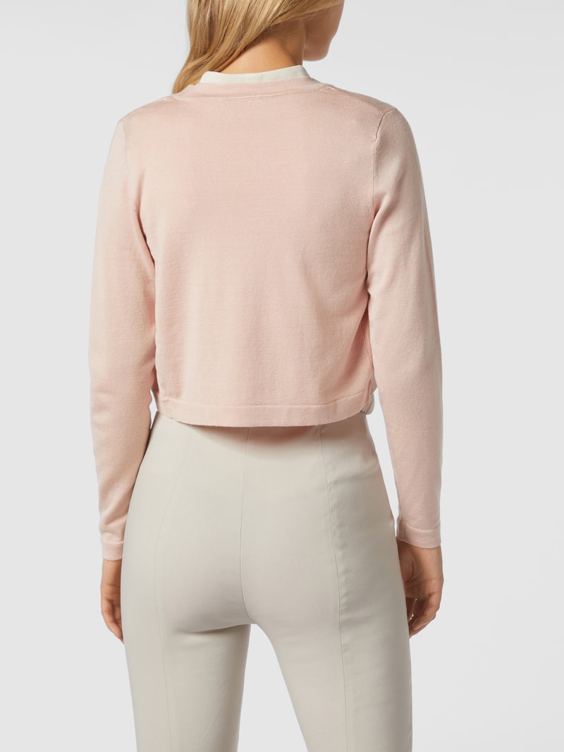 Bolero mit Schalkragen Modell 'ASTRID' in rosa