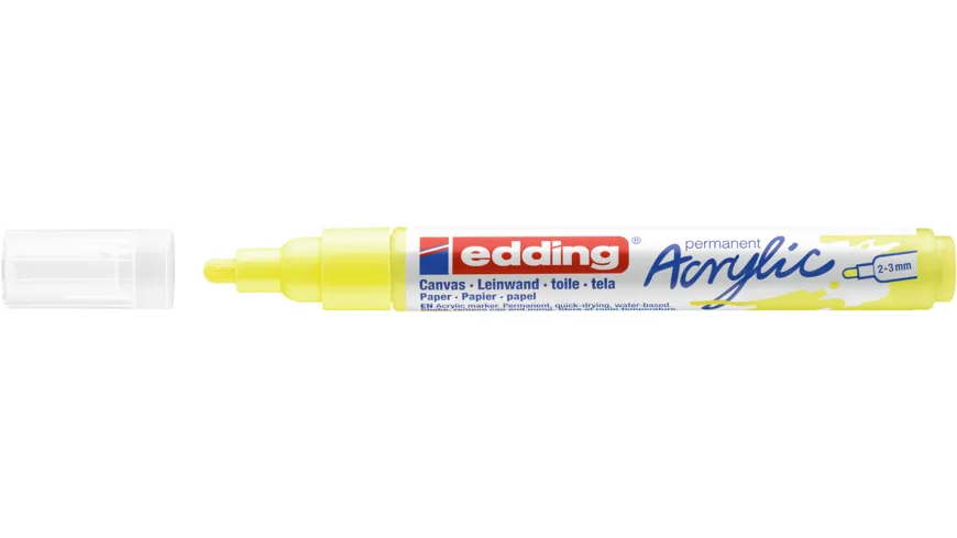 edding Acrylmarker 5100 medium neongelb neongelb