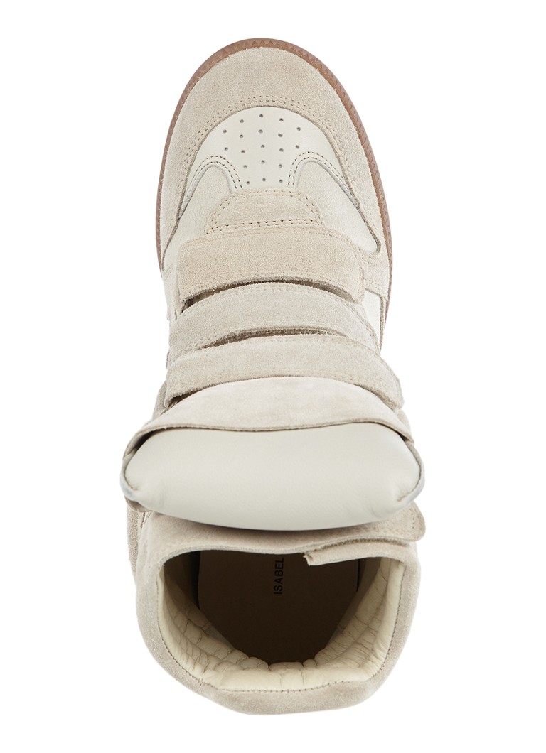 Sneaker Isabel Marant Bekett con zeppa in pelle scamosciata