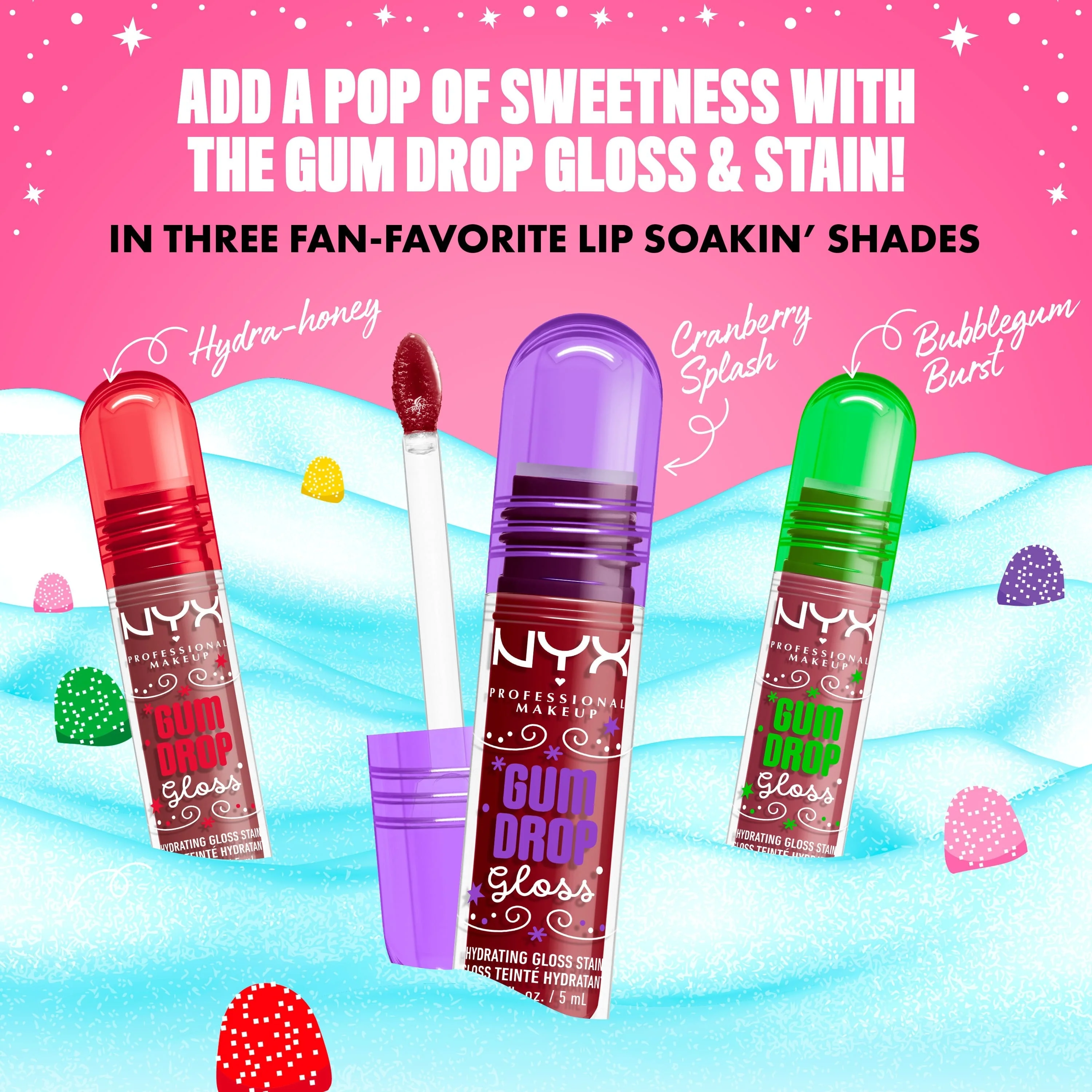 Labbra Holiday Gum Drop Gloss - Gloss