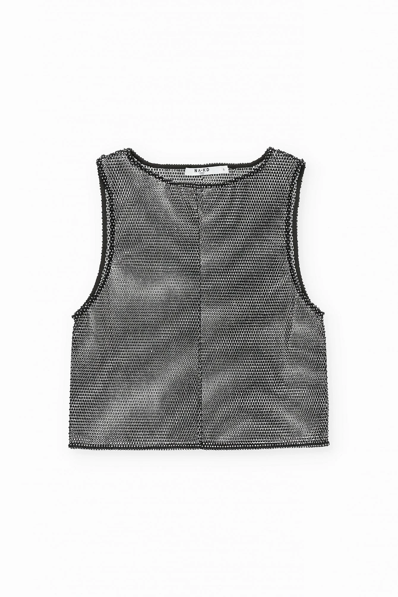 Crop-Top mit Strass