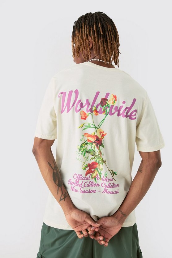 Tall T-Shirt mit Worldwide-Print