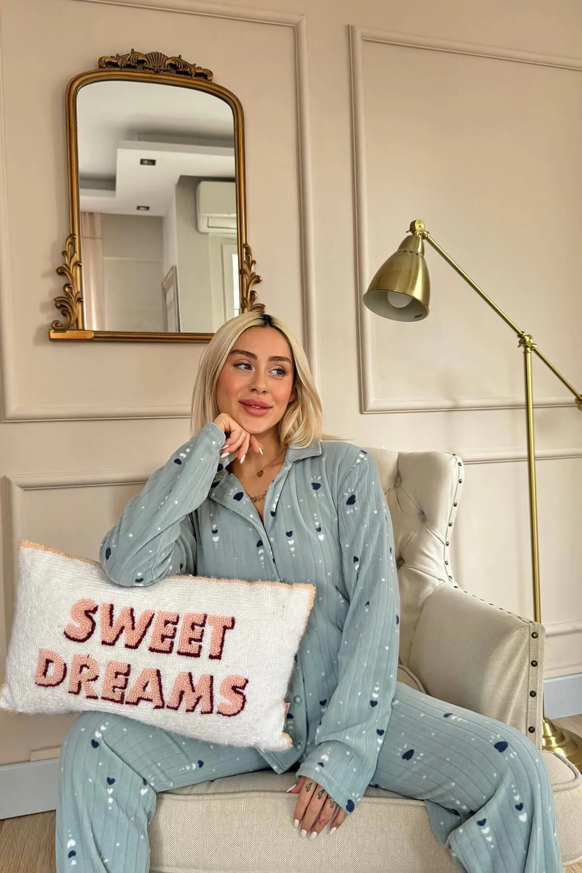 Pijamaevi  Pyjama set - Grün - Print
