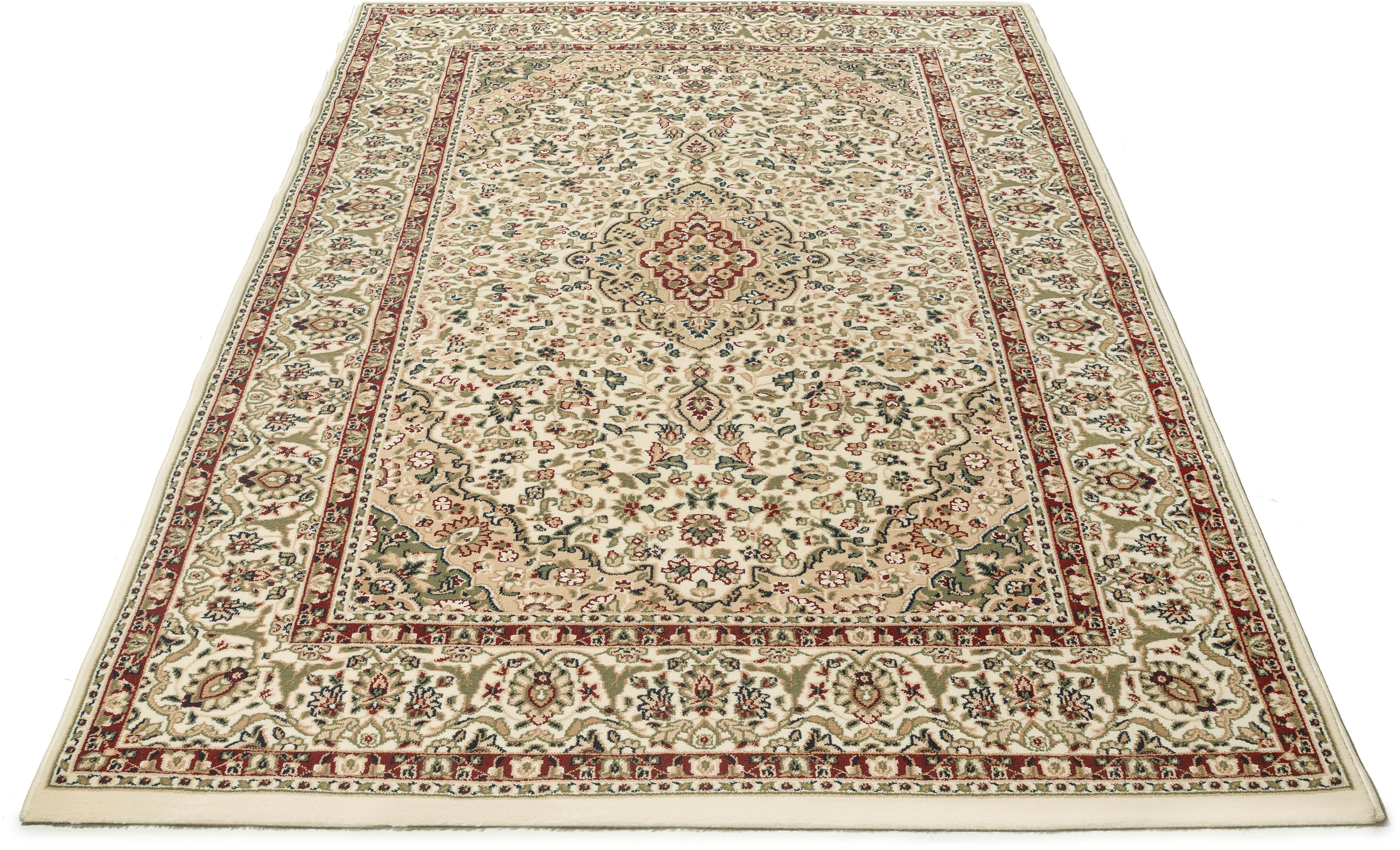Teppich Lansing, Timbers, rechteckig, Höhe: 9 mm, Kurzflorteppich, Orient-Optik, Wohnzimmer, Esszimmer, Schlafzimmer