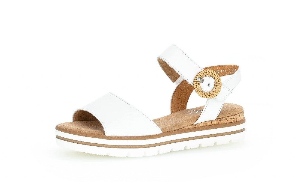 GABOR Komfort Sandalen weiss