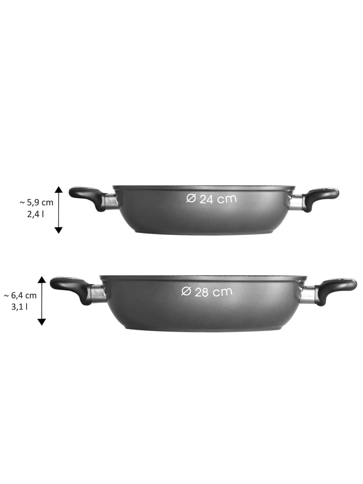 Stoneline Servierpfanne in Anthrazit günstig kaufen Ø 24cm