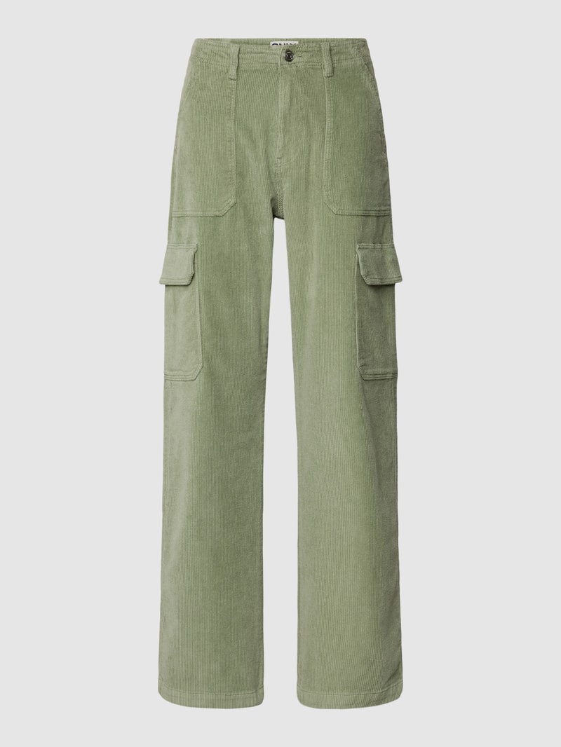 Cargohose in Cord-Optik Modell 'MALFY' in schilf