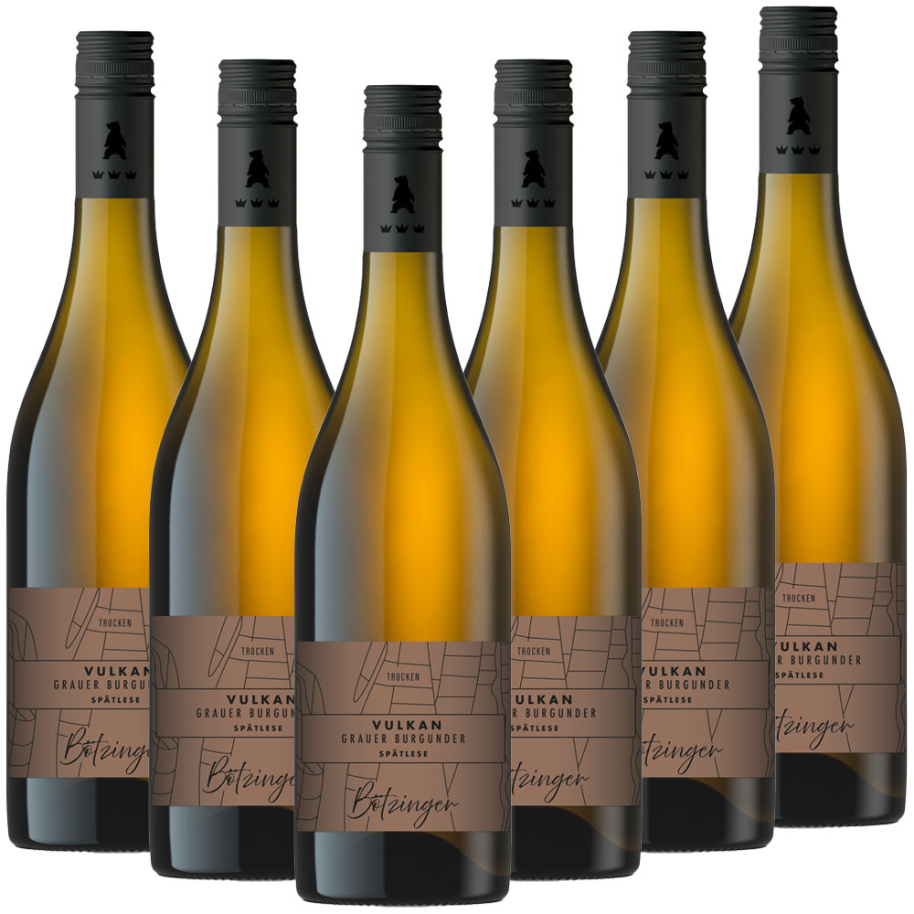 Winzergenossenschaft Bötzingen Der Bötzinger - Grauer Burgunder Spätlese trocken 2018 - 6er Karton