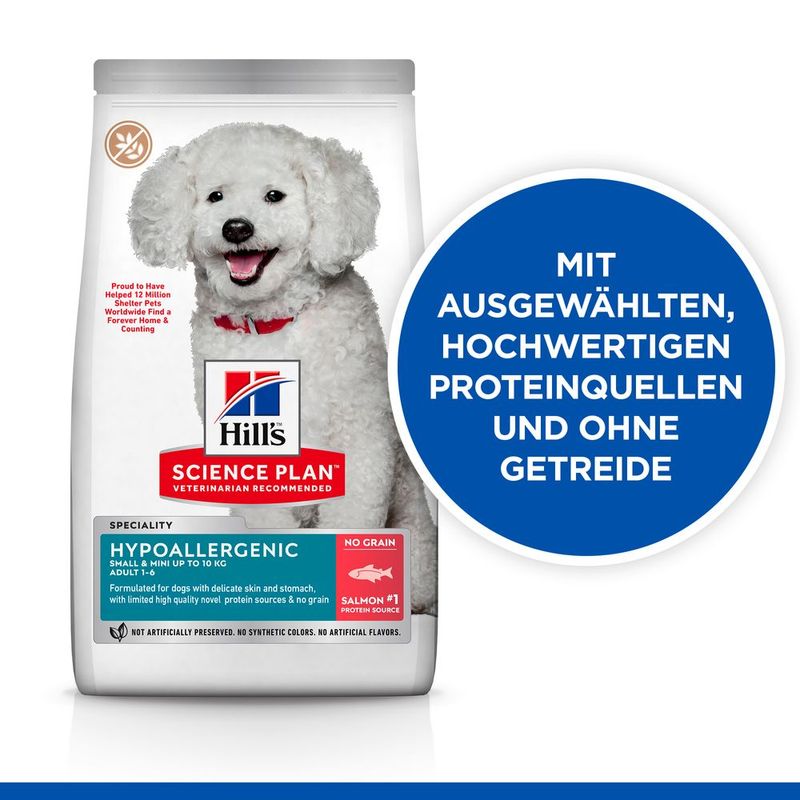 Hill's Science Plan Adult Hypoallergenic Small & Mini mit Lachs