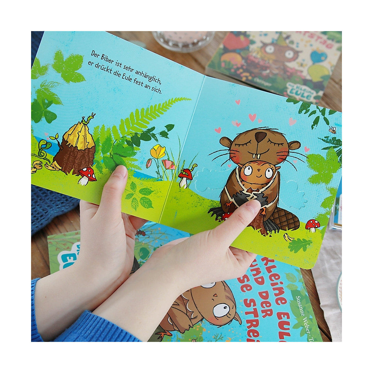 Die kleine Eule will kuscheln