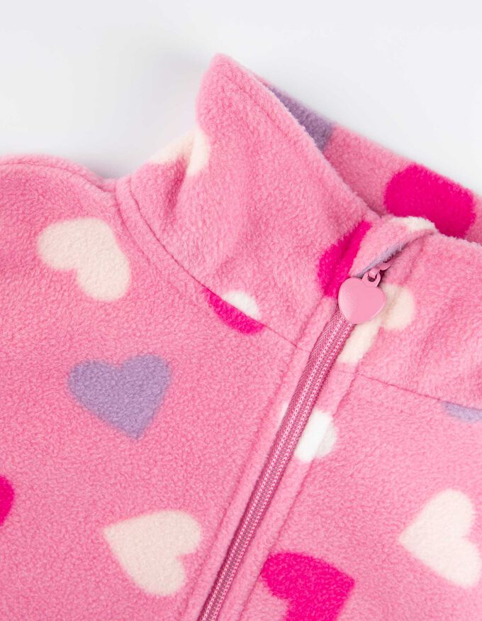 Fleecepullover - Allover-Print