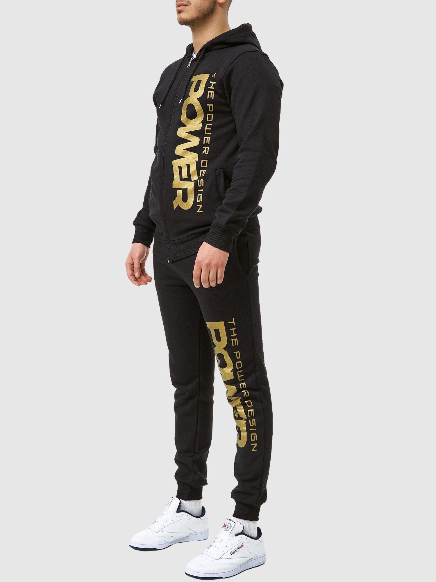 John Kayna Jogginganzug Herren Jogginganzug Sportanzug Männer Trainingsanzug Sportbekleidung (Sportanzug Jogger Trainingsanzug), Fitness Freizeit Casual