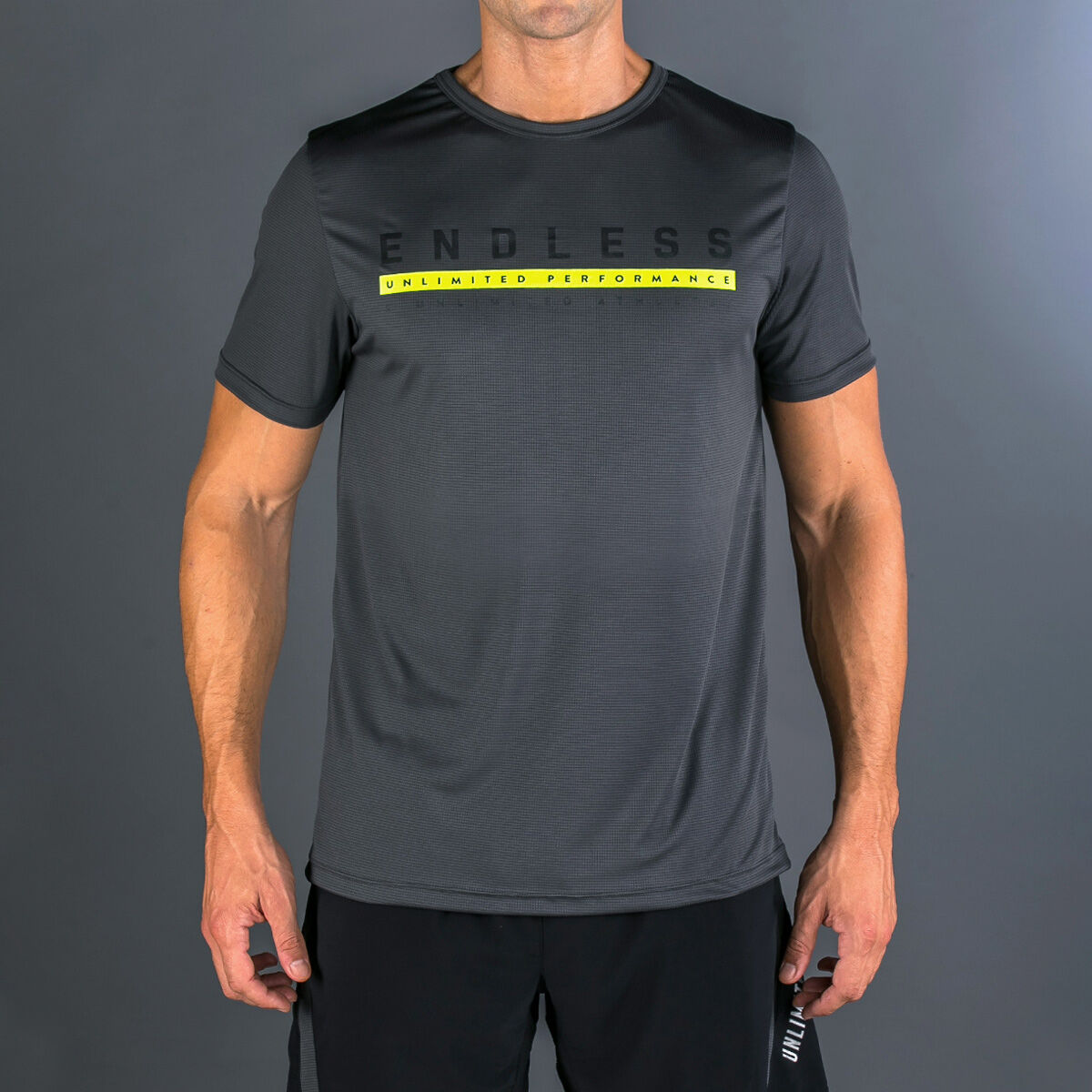 Ace Unlimited T-Shirt Herren - Grau, Schwarz