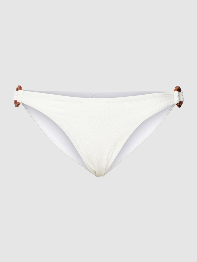 Bikini-Slip mit Strukturmuster Modell 'VAIVA' in offwhite