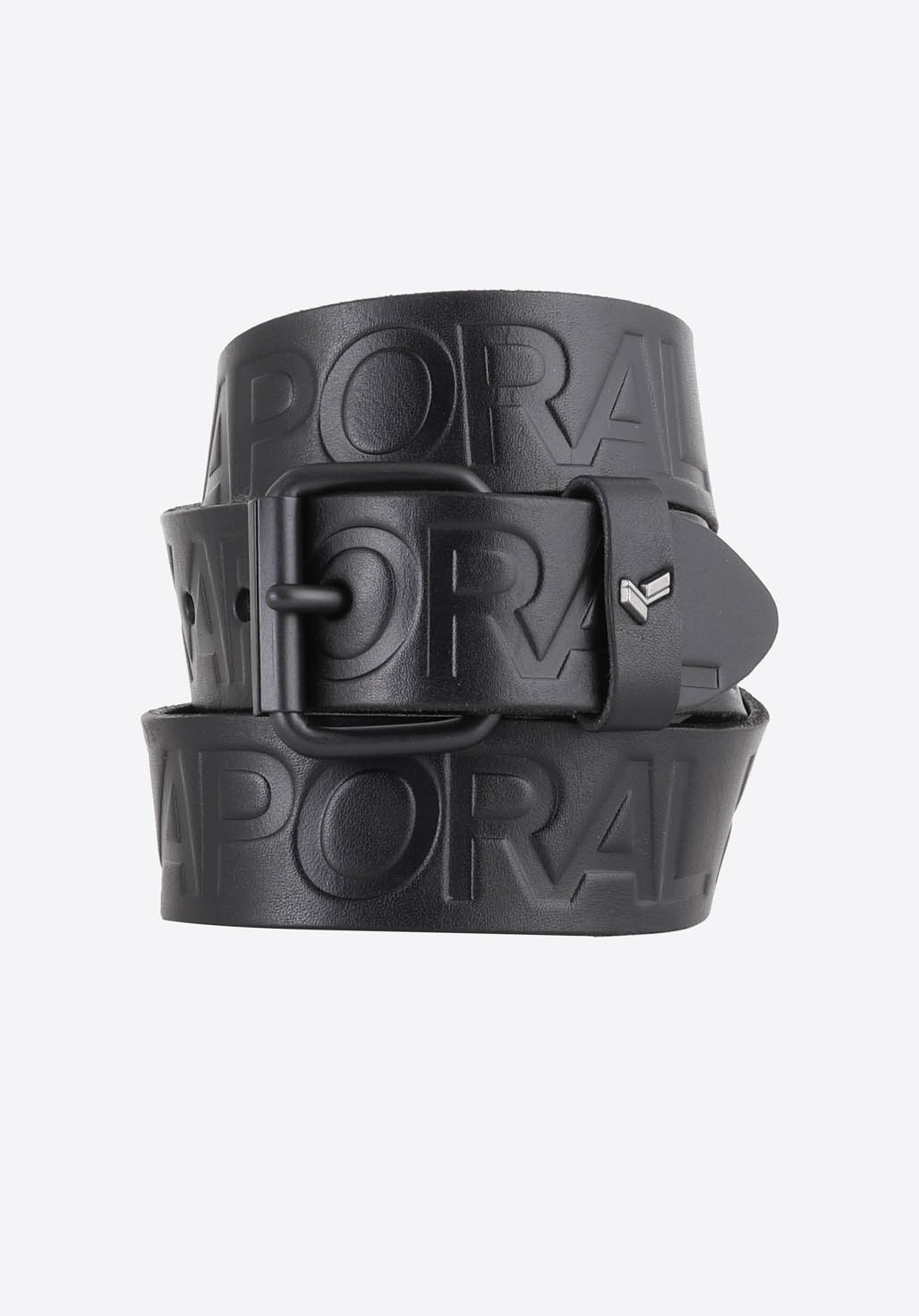 TAJI   Ceinture en cuir noir Homme