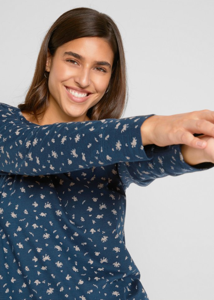 Langarmshirt, bedruckt