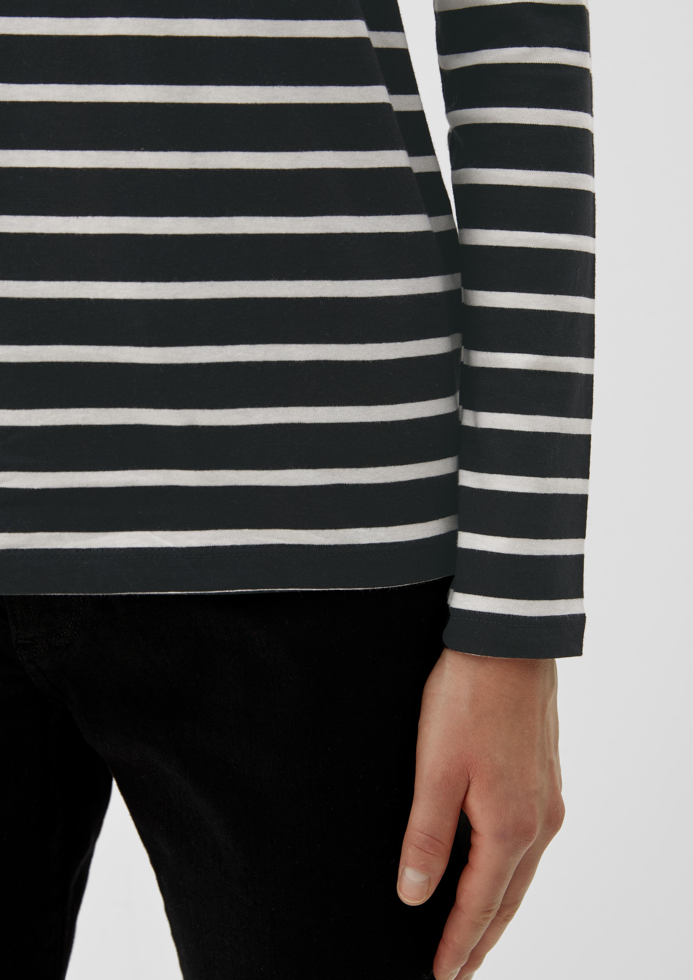 Gestreiftes Langarmshirt aus Jersey  2121699-99G2