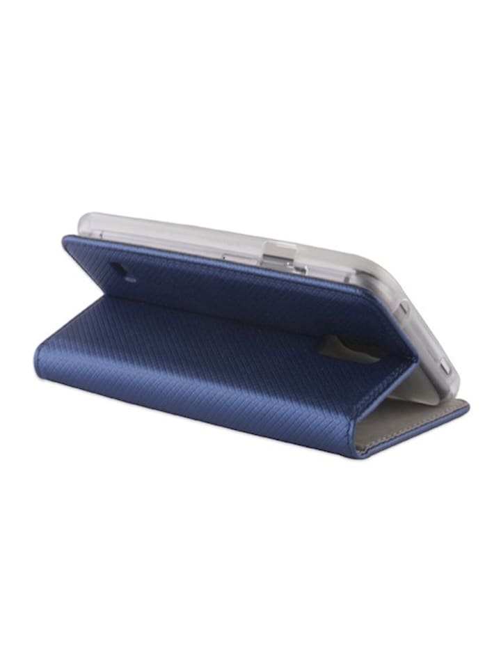 COFI 1453 Smart Magnet Case Handyhülle  Kartenfach und Magnetverschluss in Dunkelblau günstig kaufen S
