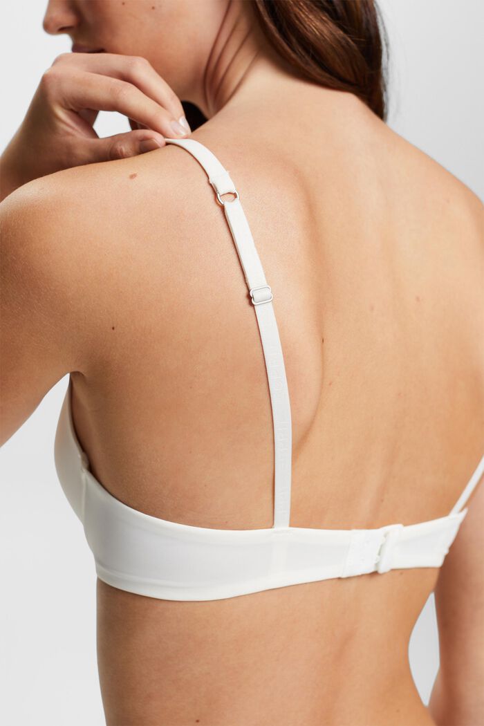 Push-up-BH aus Mikrofaser mit Spitzenborte