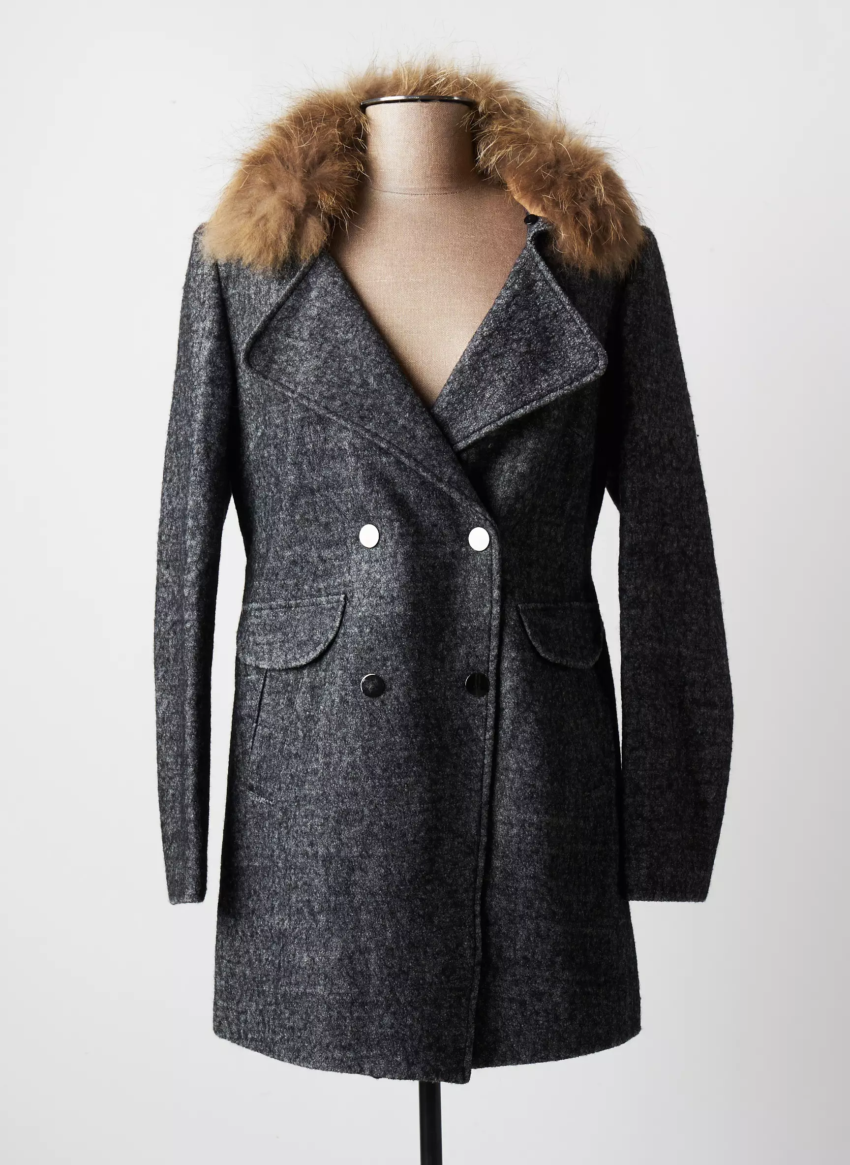 Madison Manteaux Longs Femme couleur gris