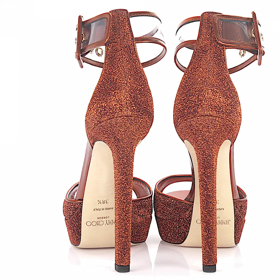 Jimmy Choo - Plateausandalen - orange