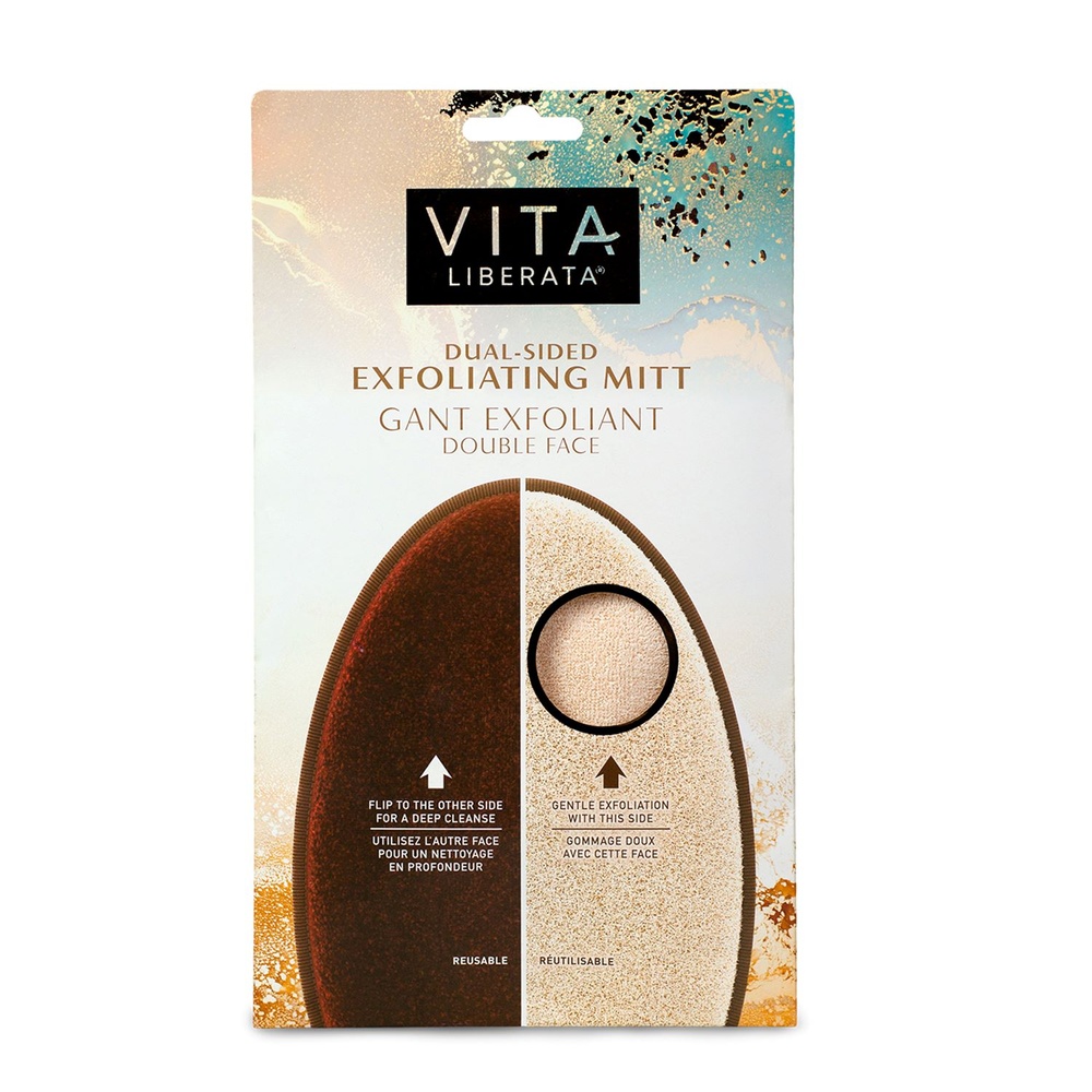 Vita Liberata Gant exfoliant luxueux double face Gant exfoliant