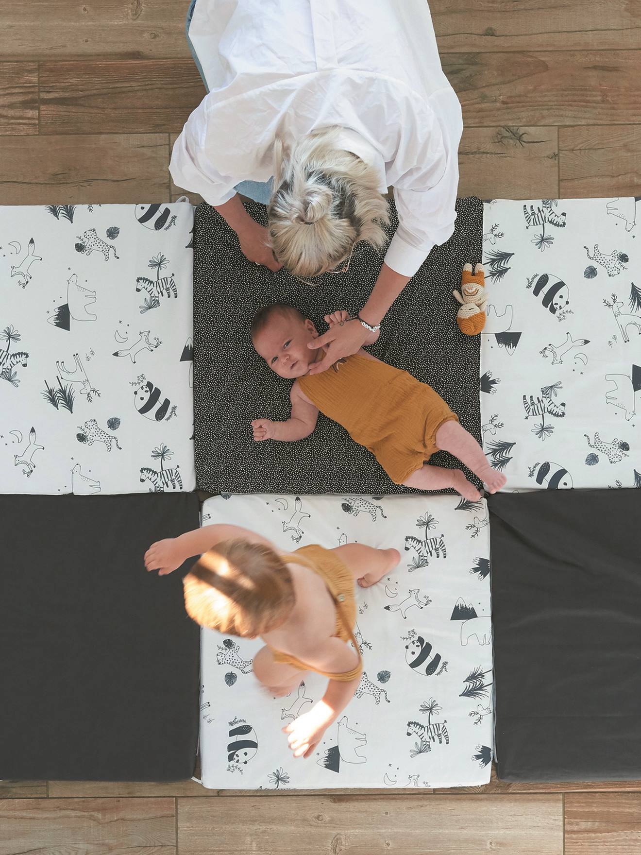 Tapis de Motricité XL Black and White Experience