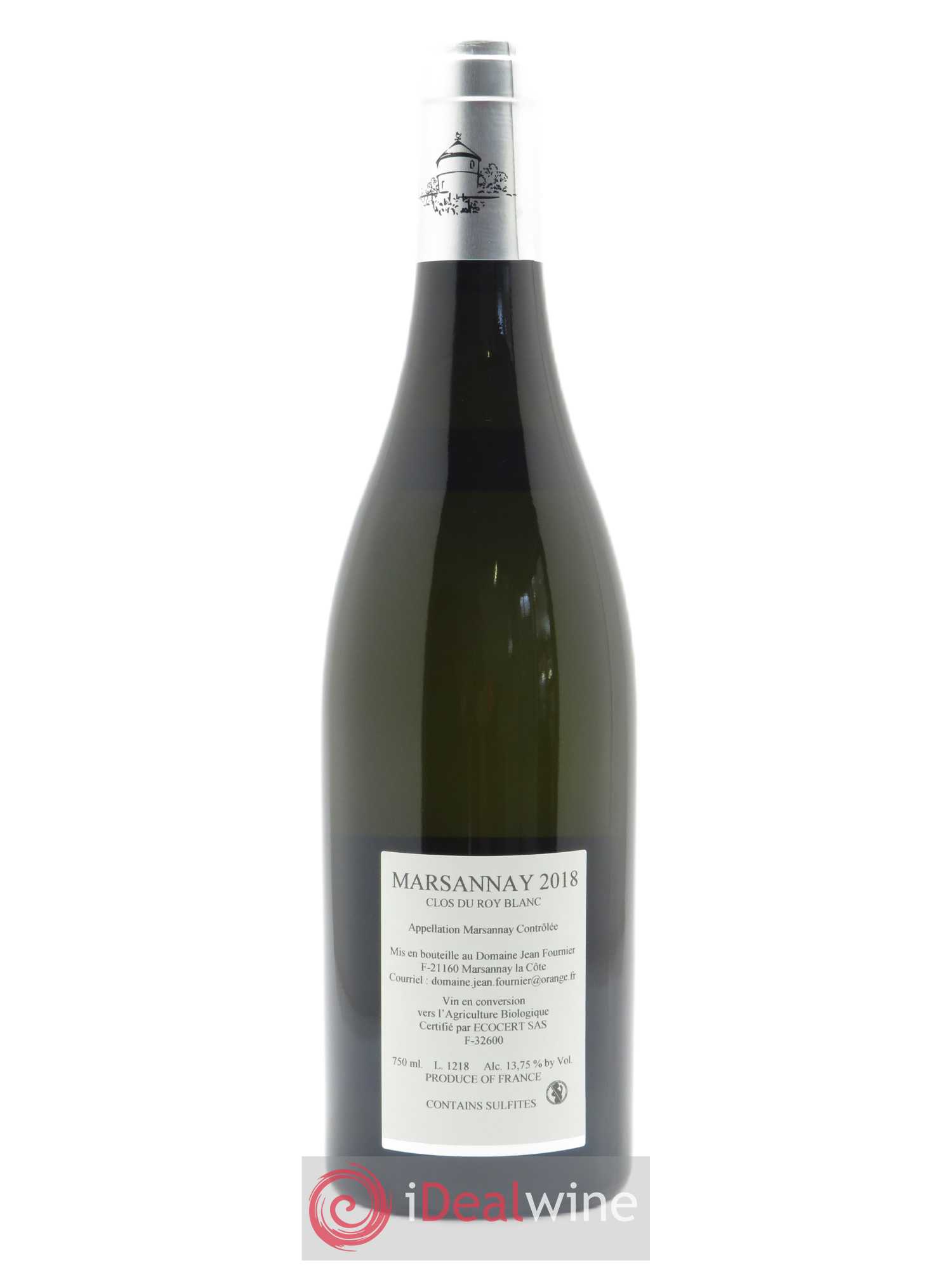 Marsannay Clos du Roy Jean Fournier (Domaine)  2018 - Lot de 1 Bouteille