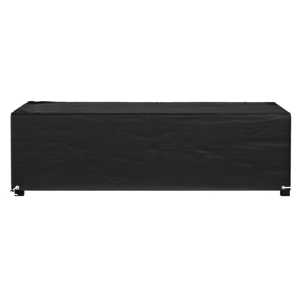 vidaXL Gartenmöbel-Schutzhülle Gartenmöbel-Abdeckung 8 Ösen 125x70x35 cm Rechteckig (1-St)