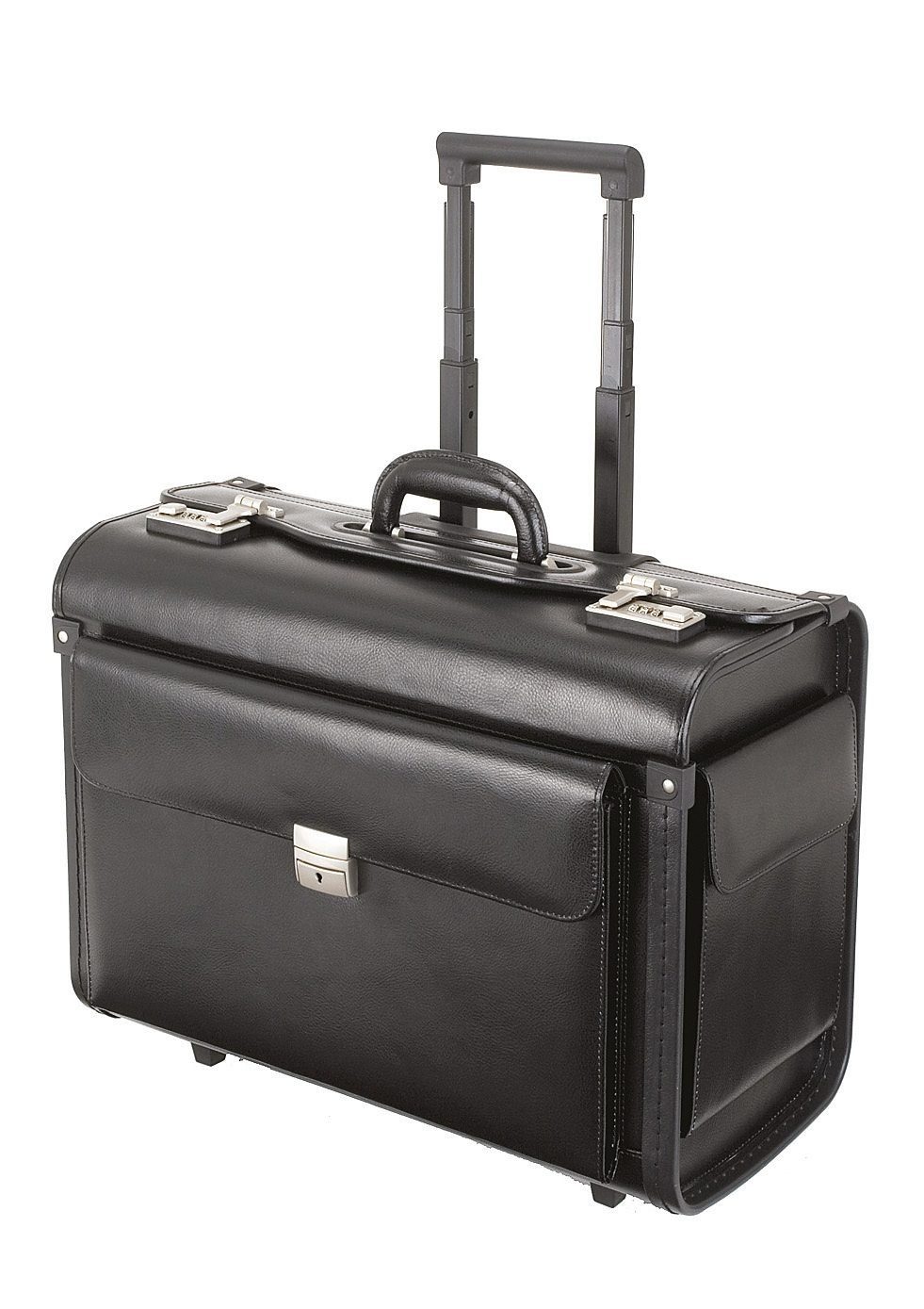 Alassio® Pilotenkoffer Silvana, 2 Rollen, mit arretierbarem Teleskopgestänge