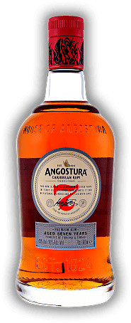 Angostura Dark Caribbean 7 Years Angostura Dark Caribbean 7 Years Ein wunderbar kraftvoller und vollmundiger, dunkler Rum mit zarter Rauchnote. Alter 7 J. - 0,7	 Liter - Vol 40%