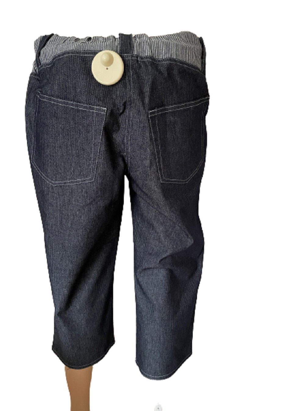 Collection Linique Umstandshose ORA-21003 Capri Hose Blau