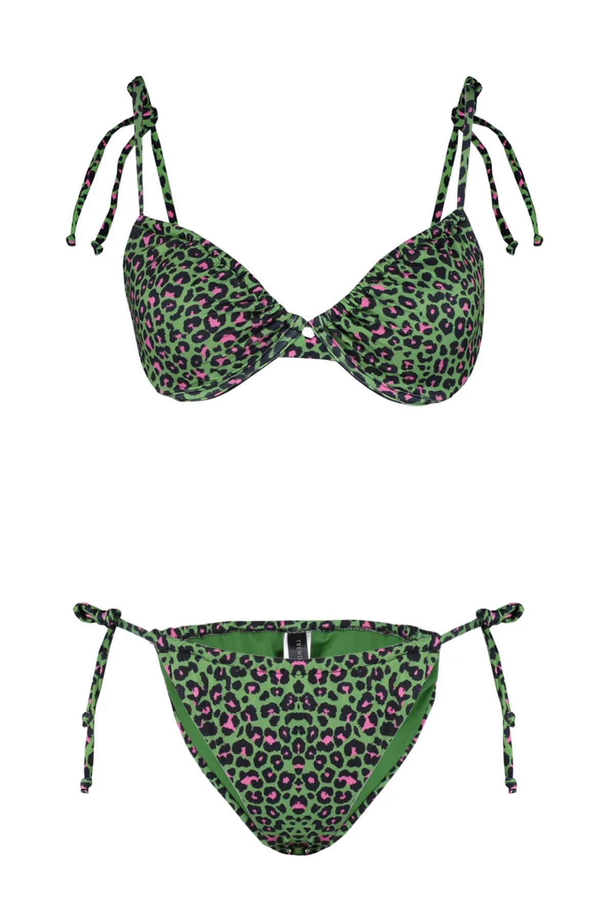 Trendyol Collection  Bikini-Set - Grün - Unifarben
