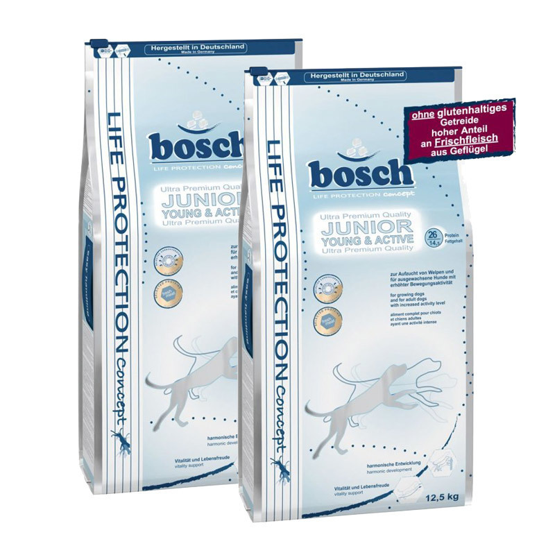 bosch Hundetrockenfutter bosch Junior Young & Active 2x12,5 kg