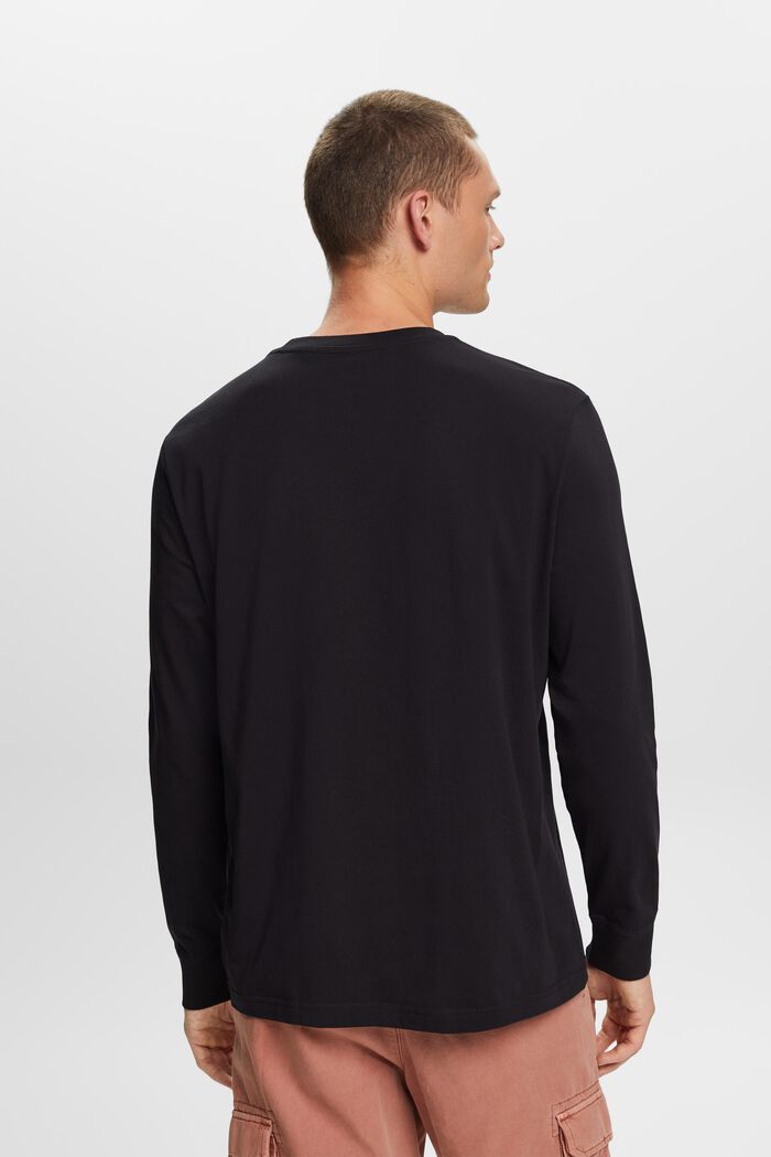 Langarm-Top aus Jersey, 100 % Baumwolle
