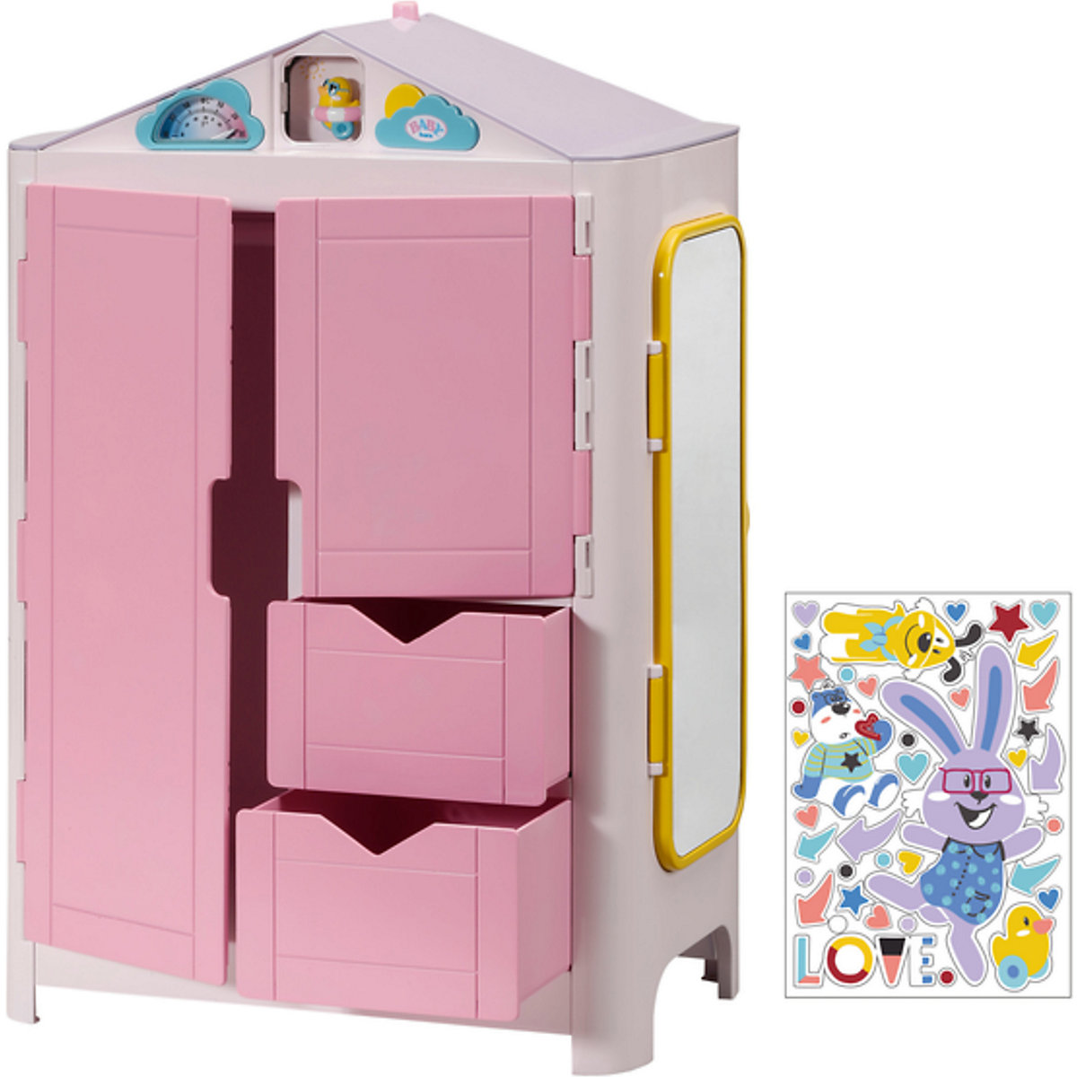 BABY born® 827987 Schrank mit Wetterente