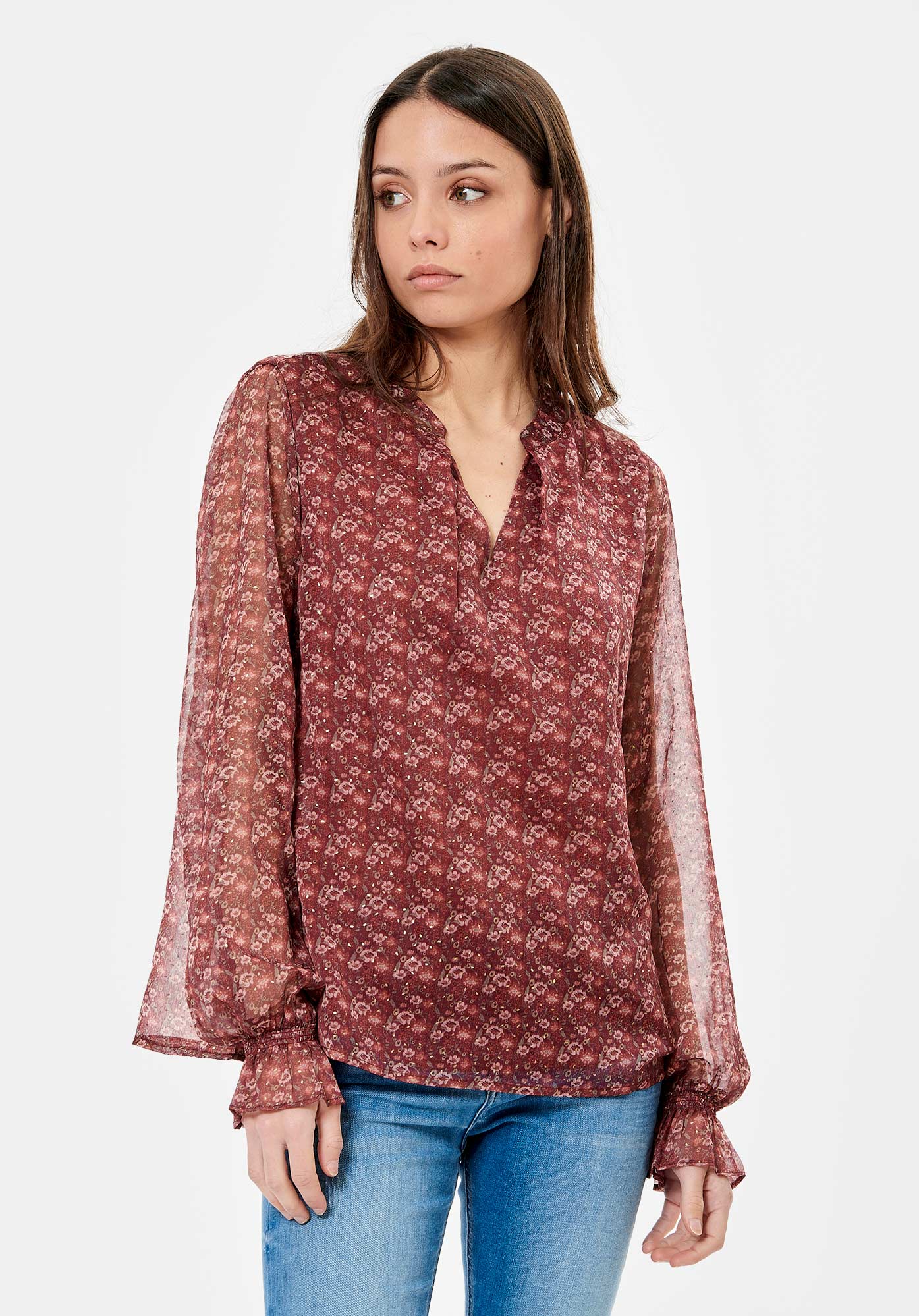 BEABE  Blouse fleurie Femme