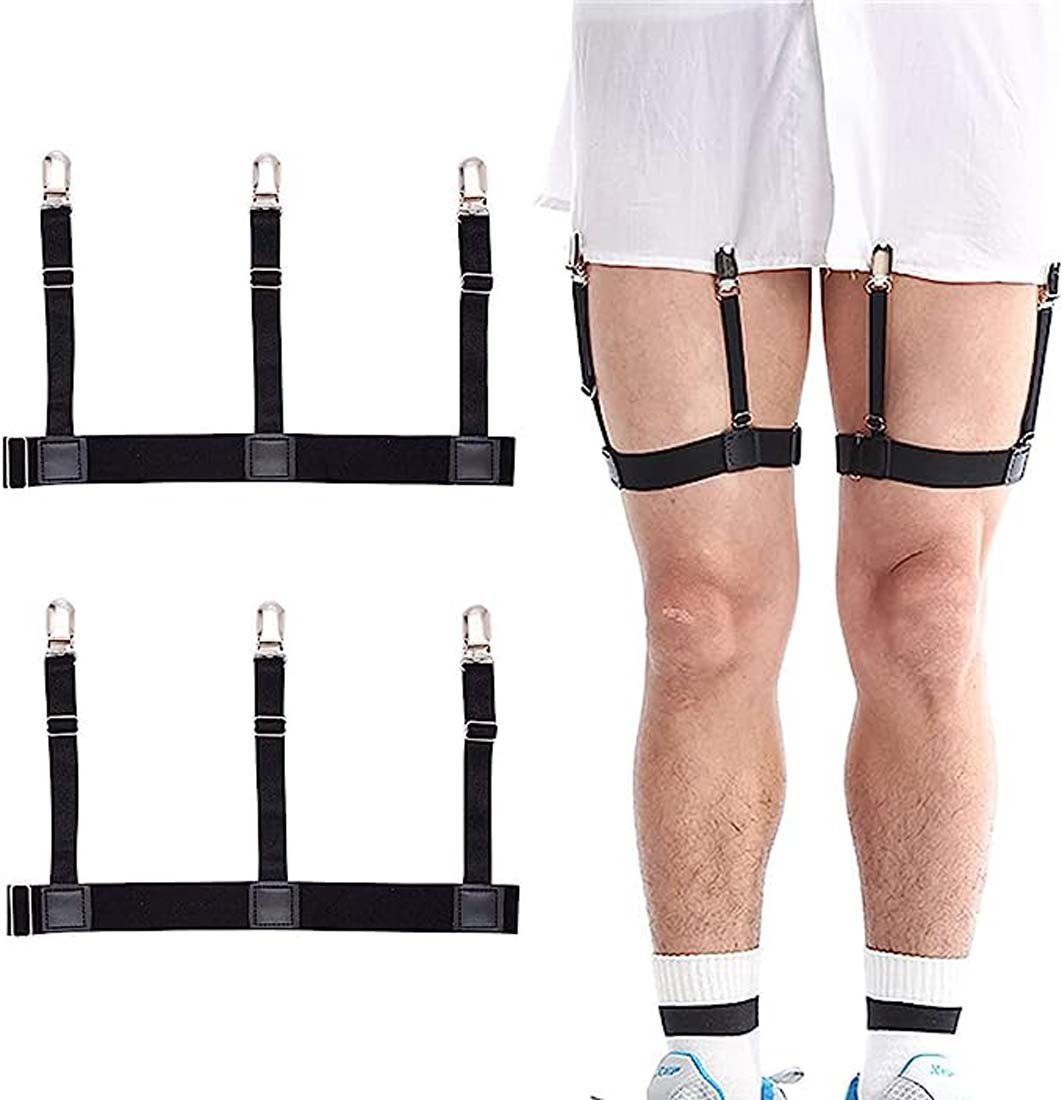 DRSEON Hosenträger Hemdhalter Gürtel Socken Shirt Frauen Verhindern Bluse Falten (2-St)