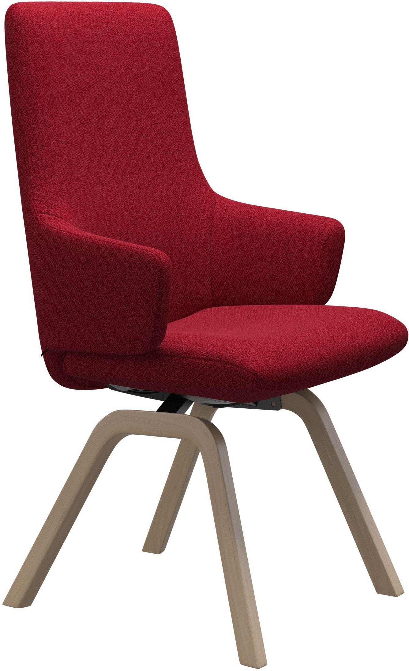 Stressless® Polsterstuhl Laurel, High Back mit Armlehne, Größe L, mit schräggestellten Beinen