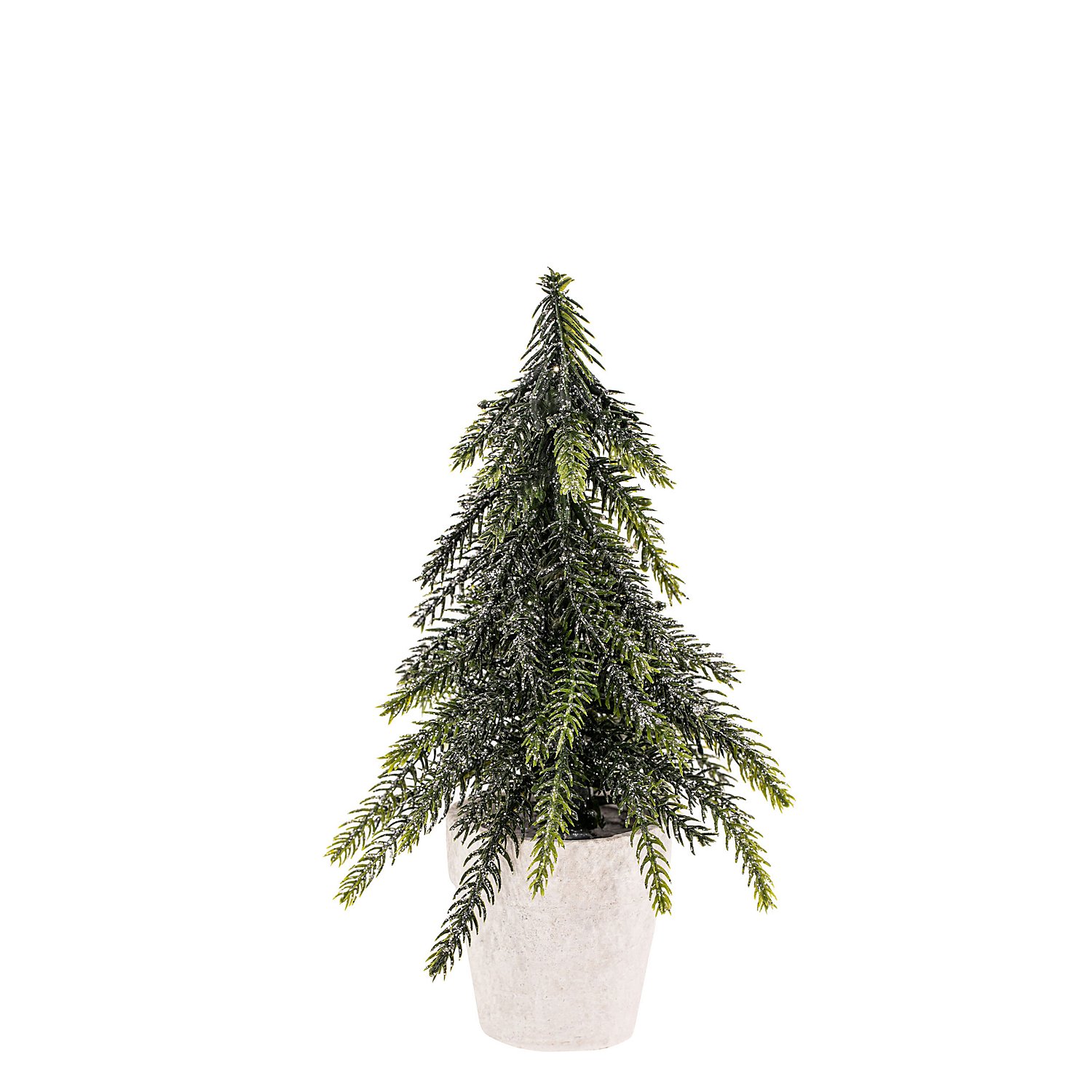 Deko-Tannenbaum, mit Glitzer, 19 cm