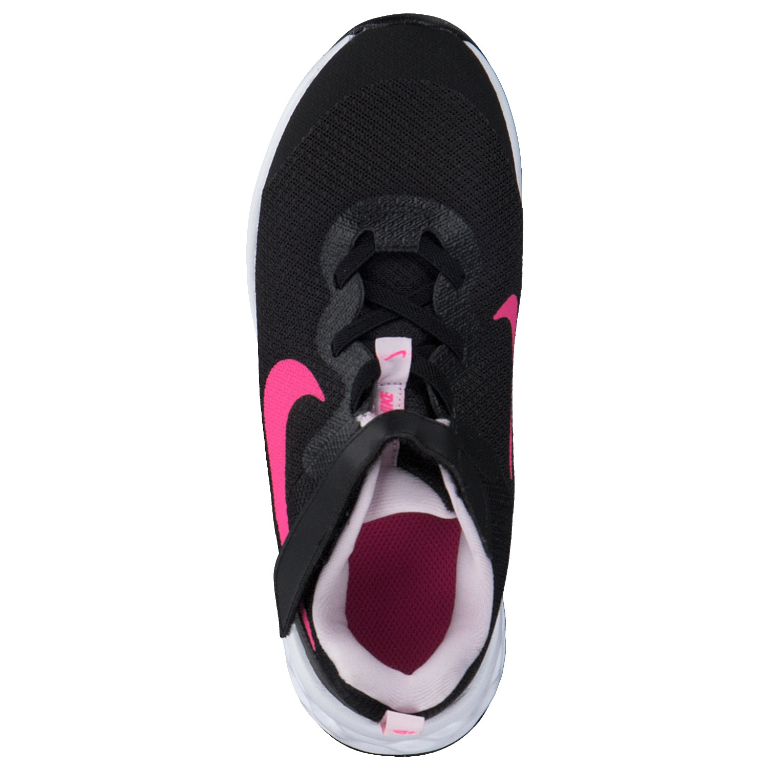 Nike Revolution 6 DD1095 W, Sneakers Low, Kinder, black/hyper pink-pink foam