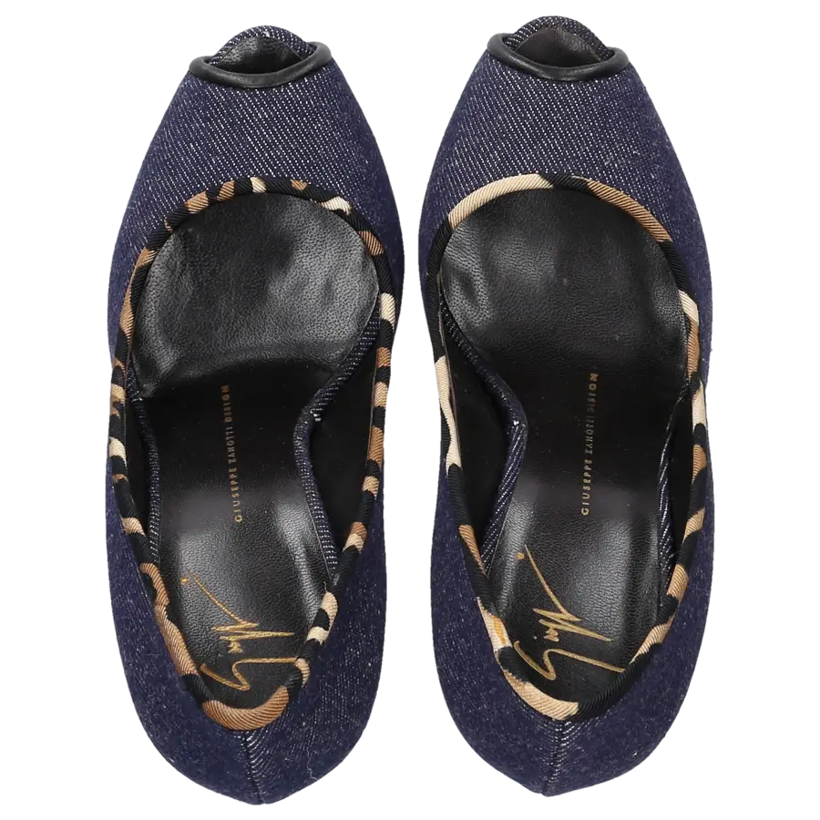 Giuseppe Zanotti - Pumps Leo Print blau - blau