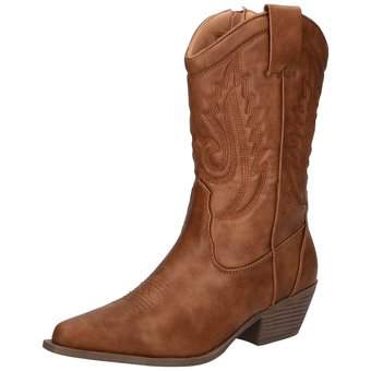 Barbarella Cowboy Boots in braun