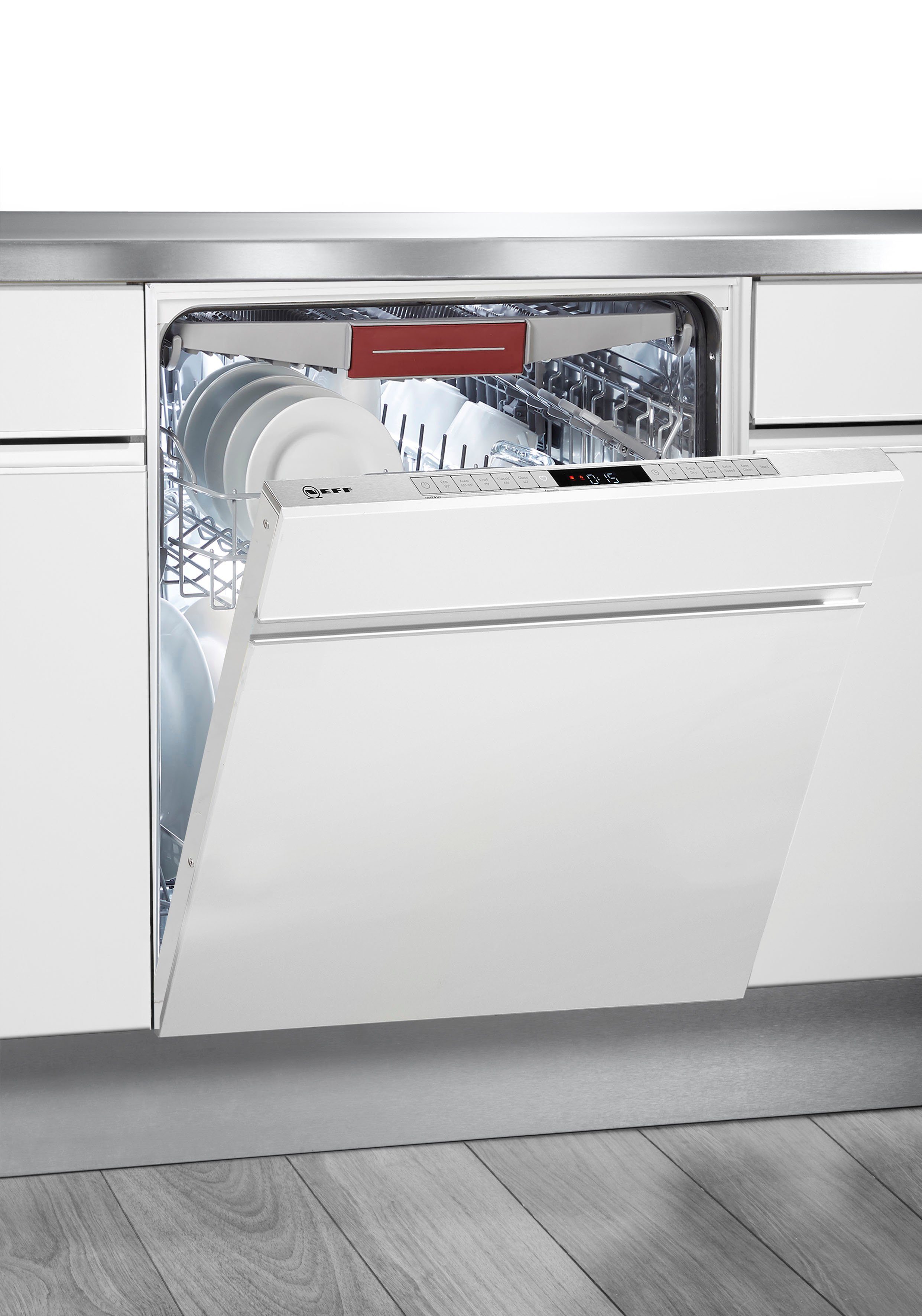 NEFF vollintegrierbarer Geschirrspüler, S255ECX05E, 13 Maßgedecke, XXL-Geschirrspüler