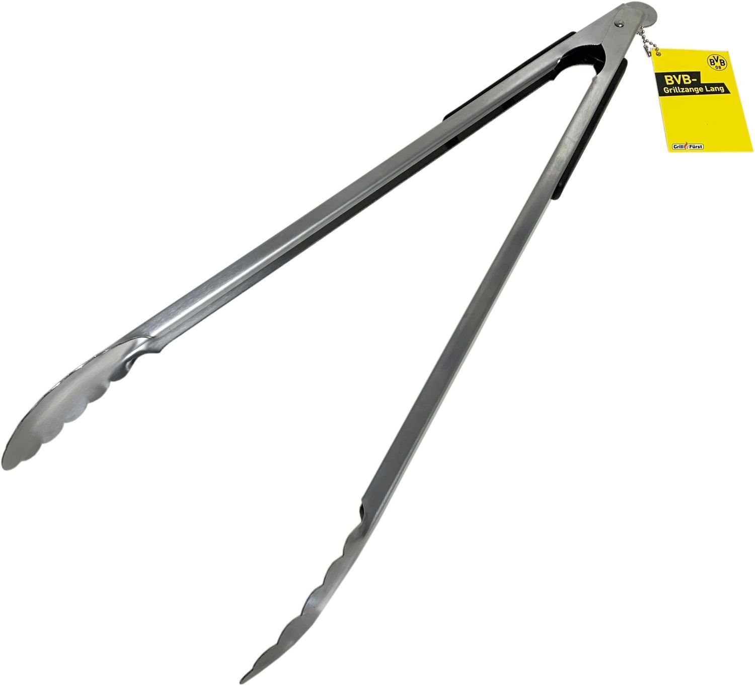 Grillfürst Grillzange Grillfürst Edelstahl Grillzange 54 cm - Borussia Dortmund Edition