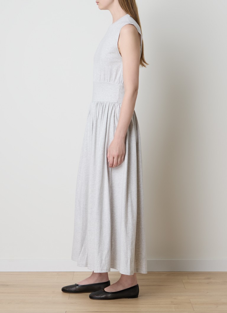 Vestido midi TOTEME de algodón orgánico con bolsillos laterales